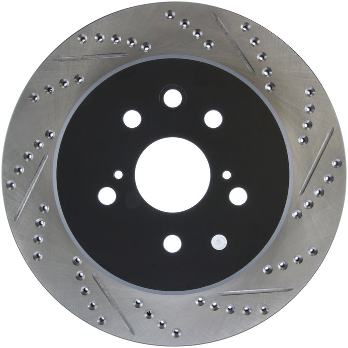 StopTech 127.44189L StopTech Sport Drilled/Slotted Brake Rotor; Rear Left - Truck Part Superstore