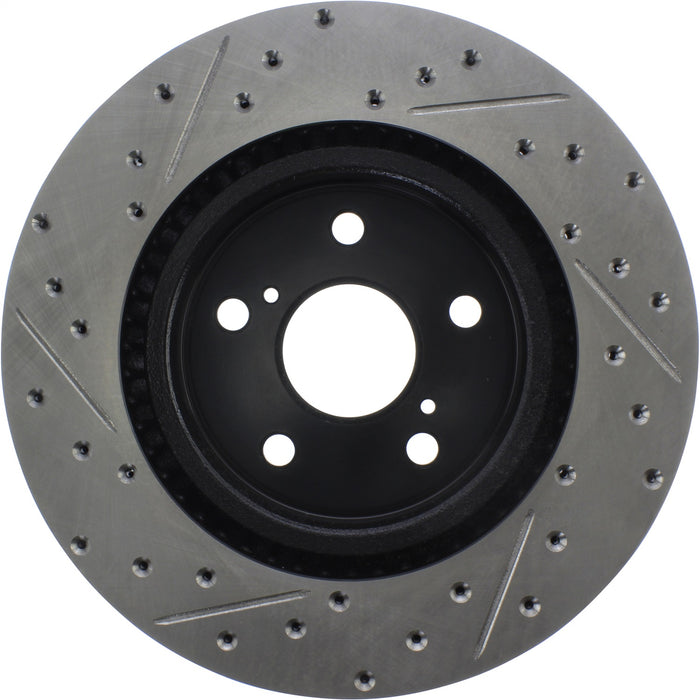 StopTech 127.44202L StopTech Sport Drilled/Slotted Brake Rotor; Front Left - Truck Part Superstore