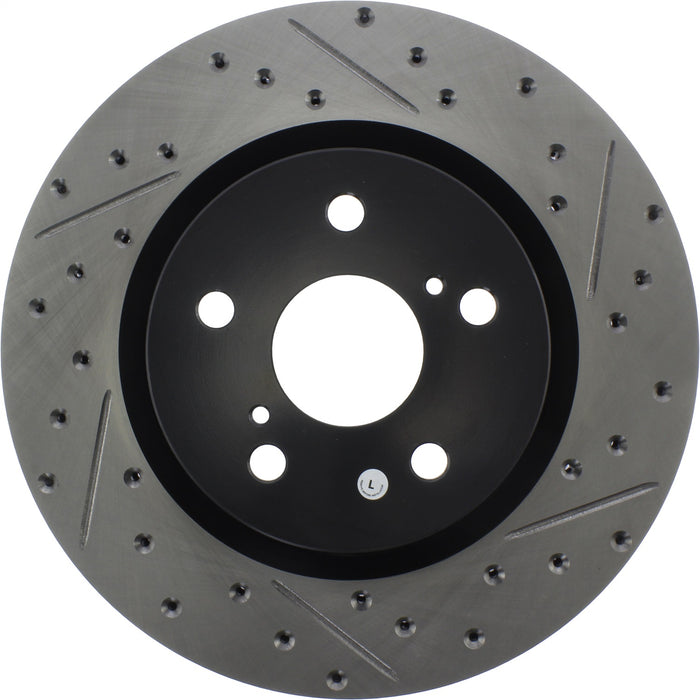 StopTech 127.44202L StopTech Sport Drilled/Slotted Brake Rotor; Front Left - Truck Part Superstore