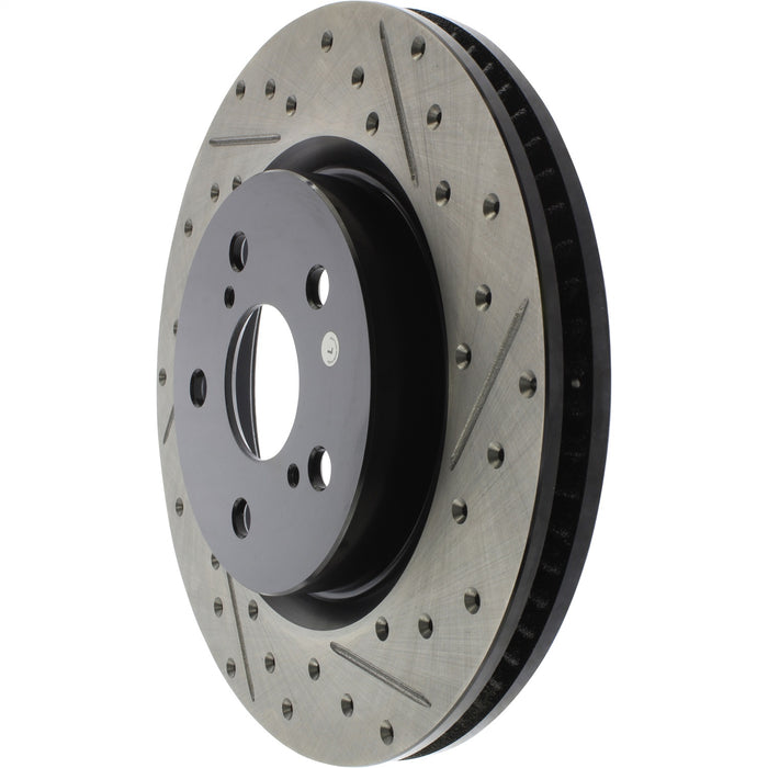 StopTech 127.44202L StopTech Sport Drilled/Slotted Brake Rotor; Front Left - Truck Part Superstore