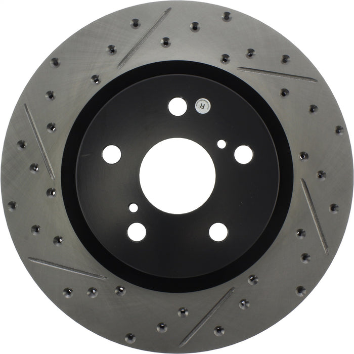 StopTech 127.44202R StopTech Sport Drilled/Slotted Brake Rotor; Front Right - Truck Part Superstore