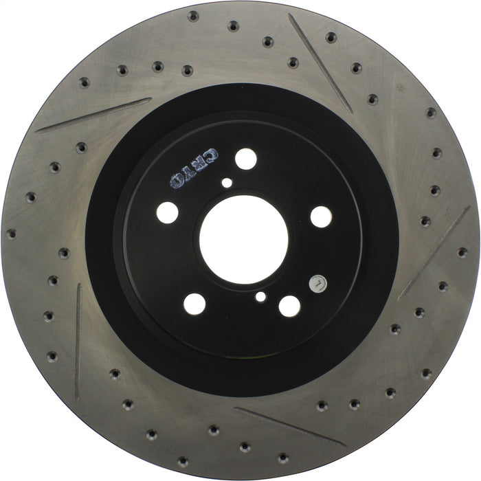 StopTech 127.44204L StopTech Sport Drilled/Slotted Brake Rotor; Front Left - Truck Part Superstore