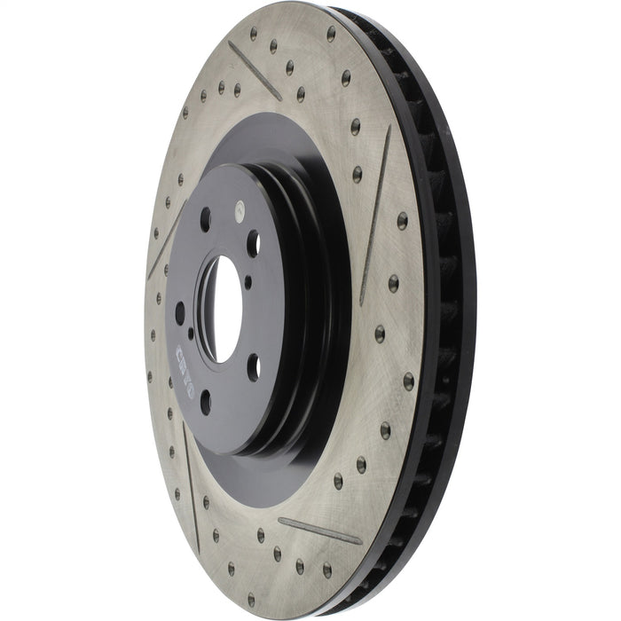 StopTech 127.44204L StopTech Sport Drilled/Slotted Brake Rotor; Front Left - Truck Part Superstore