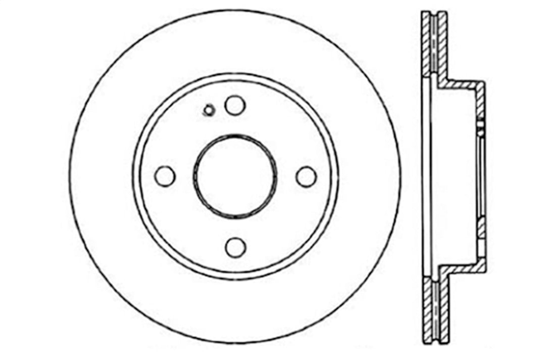 StopTech 127.45034L StopTech Sport Drilled/Slotted Brake Rotor; Front Left - Truck Part Superstore