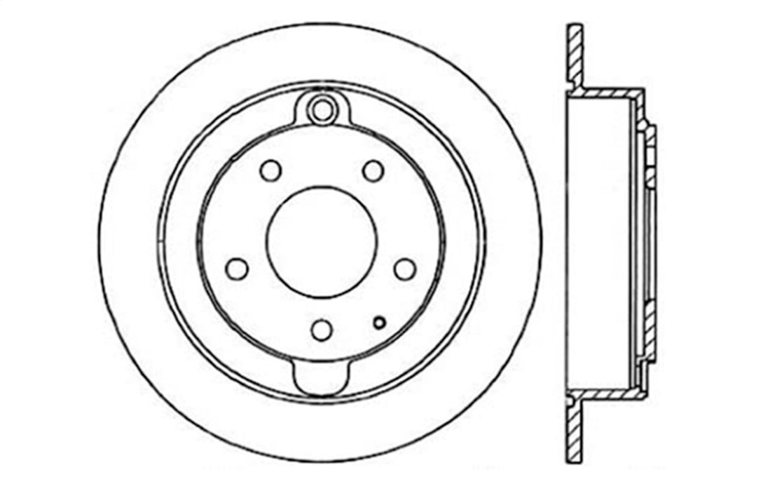 StopTech 127.45054R StopTech Sport Drilled/Slotted Brake Rotor; Rear Right - Truck Part Superstore