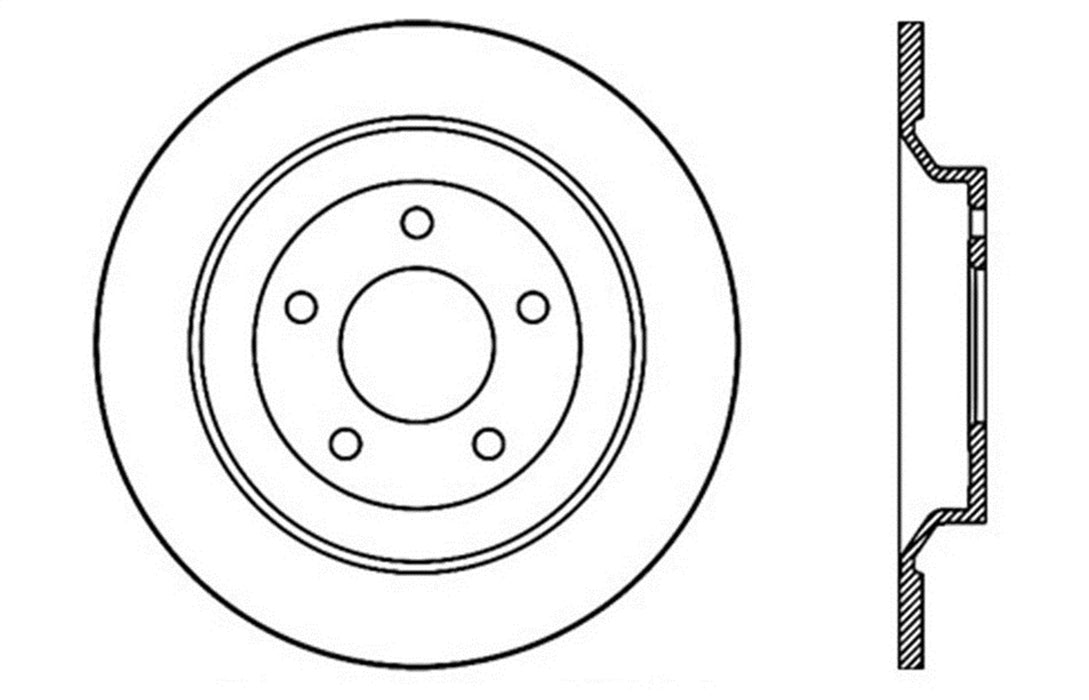 StopTech 127.45065R StopTech Sport Drilled/Slotted Brake Rotor; Rear Right - Truck Part Superstore