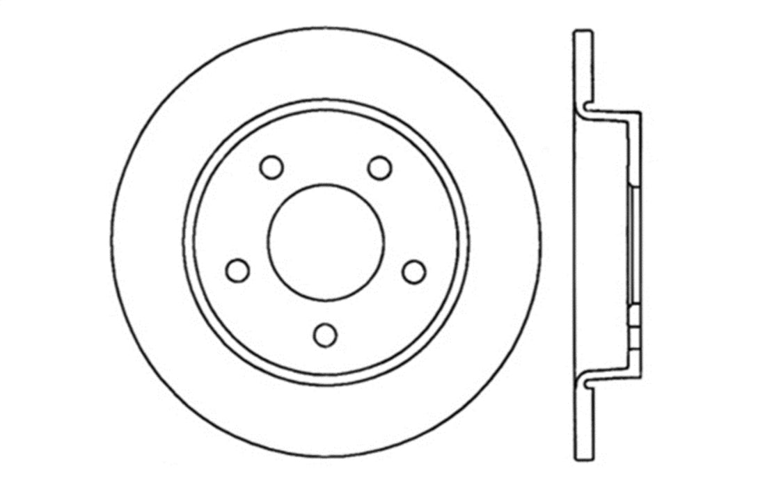 StopTech 127.45066R StopTech Sport Drilled/Slotted Brake Rotor; Rear Right - Truck Part Superstore