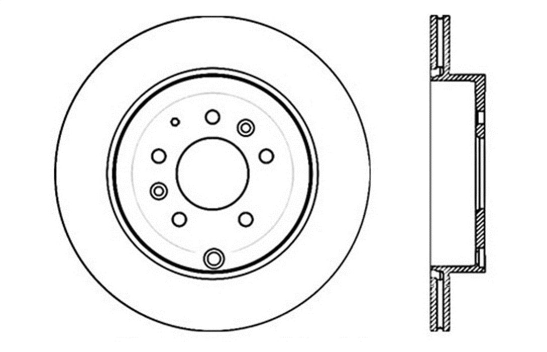 StopTech 127.45079R StopTech Sport Drilled/Slotted Brake Rotor; Rear Right - Truck Part Superstore