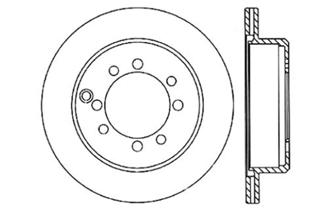 StopTech 127.46022R StopTech Sport Drilled/Slotted Brake Rotor; Rear Right - Truck Part Superstore