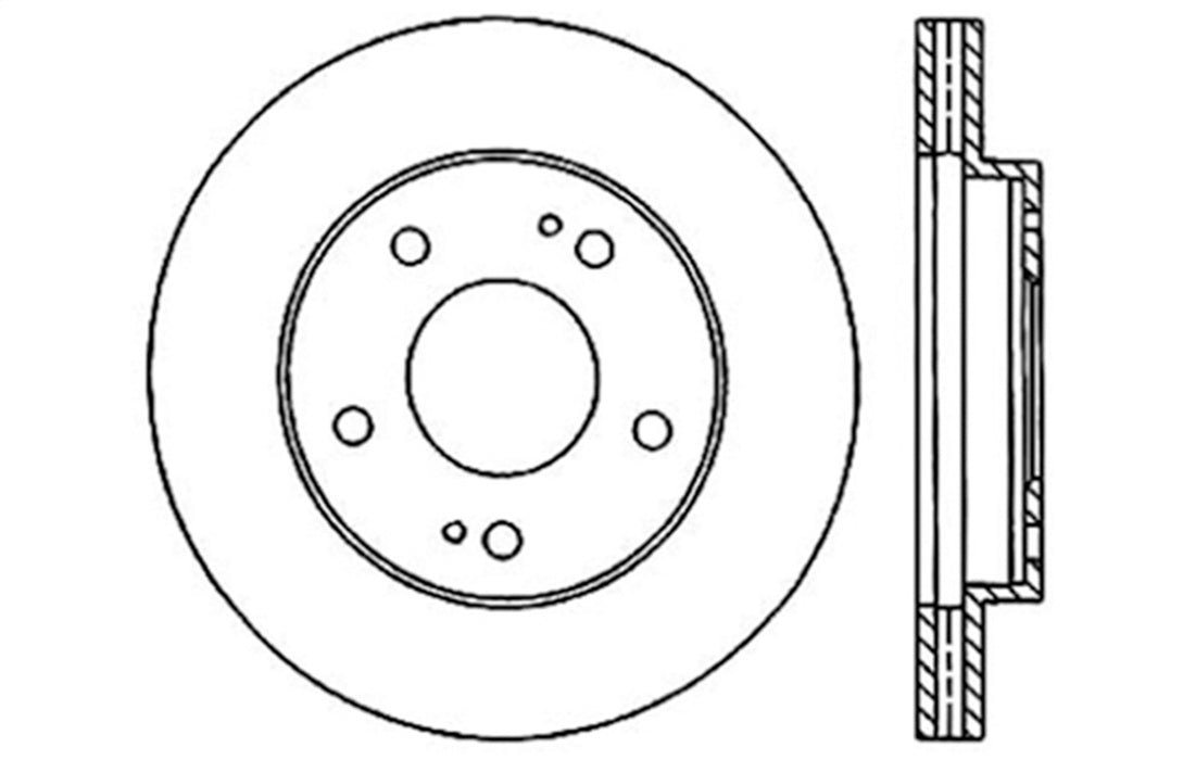 StopTech 127.46042R StopTech Sport Drilled/Slotted Brake Rotor; Front Right - Truck Part Superstore