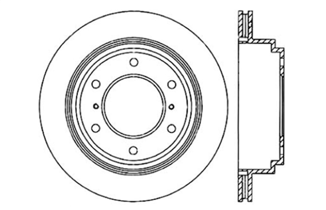 StopTech 127.46063R StopTech Sport Drilled/Slotted Brake Rotor; Rear Right - Truck Part Superstore