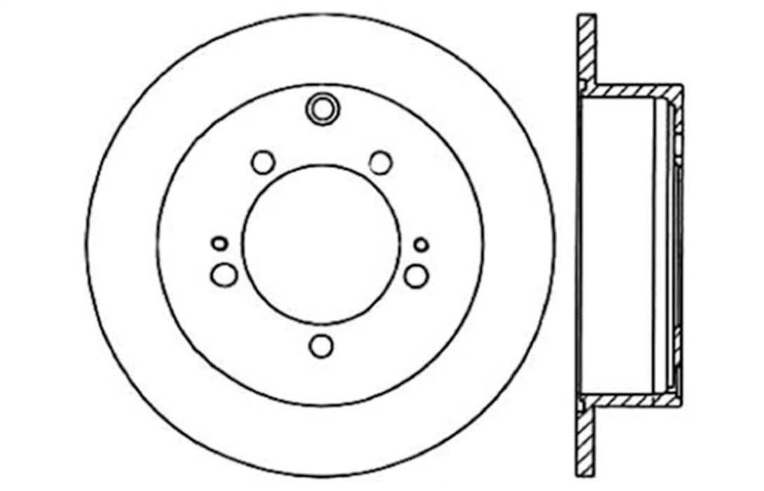 StopTech 127.46067R StopTech Sport Drilled/Slotted Brake Rotor; Rear Right - Truck Part Superstore
