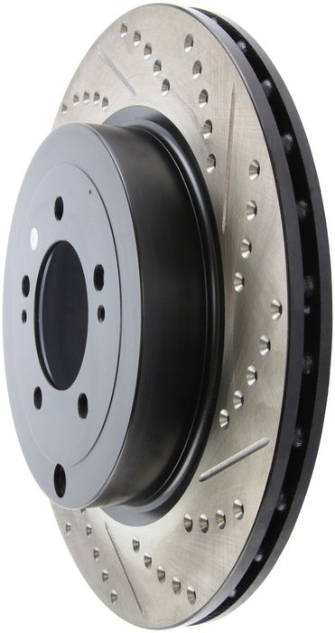 StopTech 127.46075L StopTech Sport Drilled/Slotted Brake Rotor; Rear Left - Truck Part Superstore