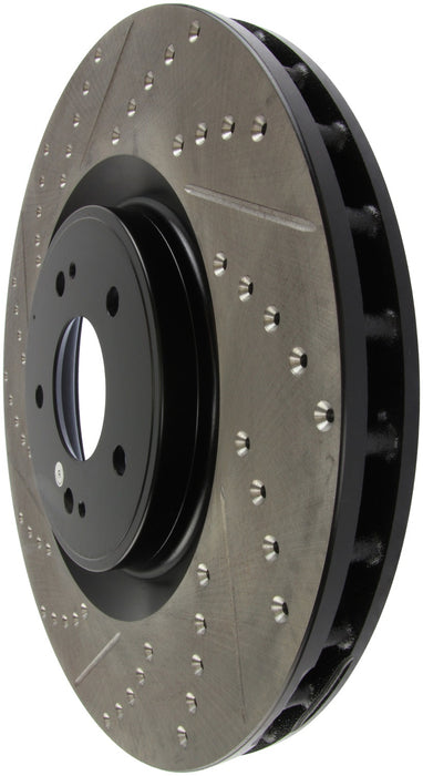 StopTech 127.46076R StopTech Sport Drilled/Slotted Brake Rotor; Front Right - Truck Part Superstore