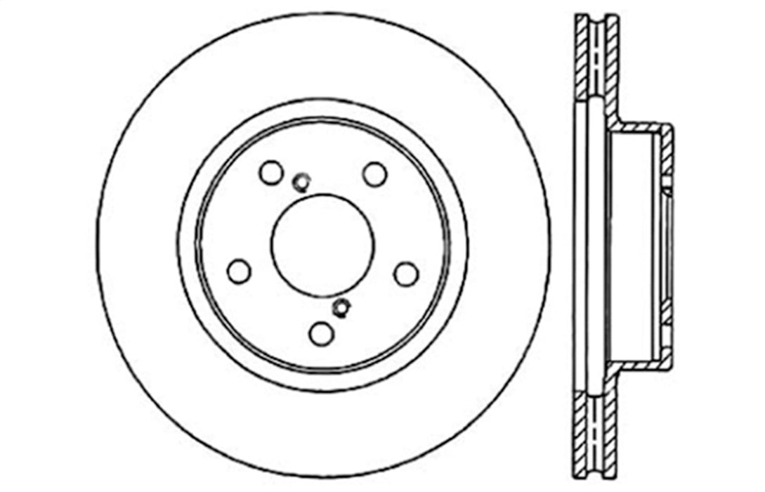 StopTech 127.47010L StopTech Sport Drilled/Slotted Brake Rotor; Front Left - Truck Part Superstore