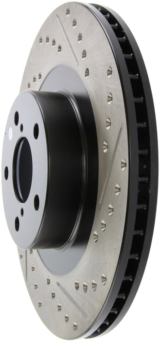 StopTech 127.47018L StopTech Sport Drilled/Slotted Brake Rotor; Front Left - Truck Part Superstore