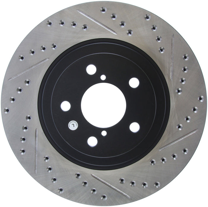 StopTech 127.47021L StopTech Sport Drilled/Slotted Brake Rotor; Front Left - Truck Part Superstore
