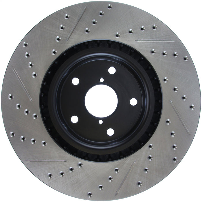 StopTech 127.47022L StopTech Sport Drilled/Slotted Brake Rotor; Front Left - Truck Part Superstore