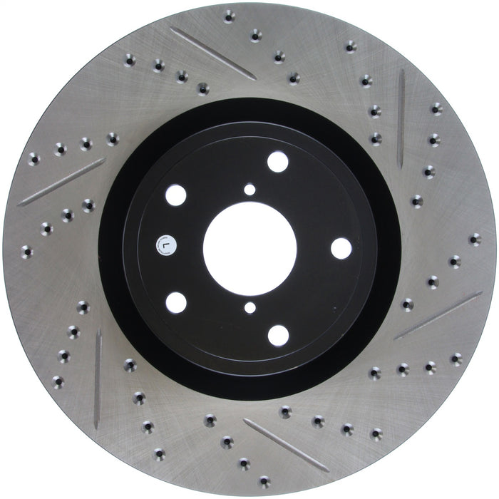 StopTech 127.47022L StopTech Sport Drilled/Slotted Brake Rotor; Front Left - Truck Part Superstore
