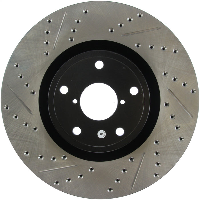 StopTech 127.47022R StopTech Sport Drilled/Slotted Brake Rotor; Front Right - Truck Part Superstore