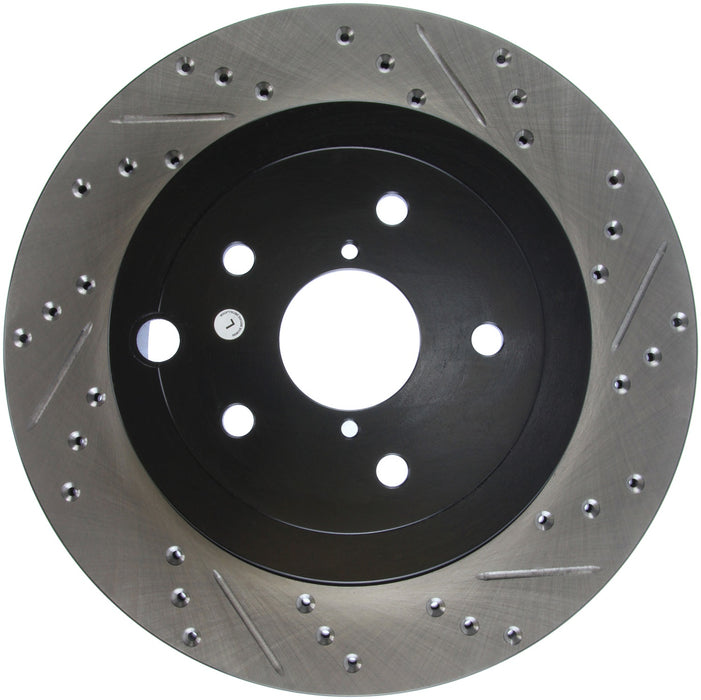 StopTech 127.47030L StopTech Sport Drilled/Slotted Brake Rotor; Rear Left - Truck Part Superstore