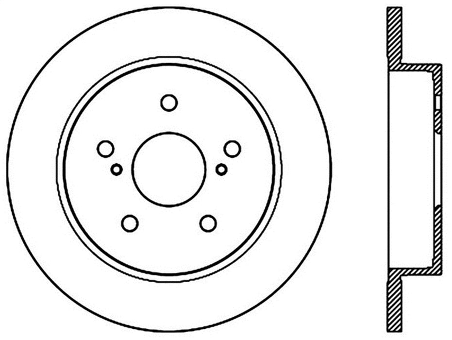 StopTech 127.48015R StopTech Sport Drilled/Slotted Brake Rotor; Rear Right - Truck Part Superstore