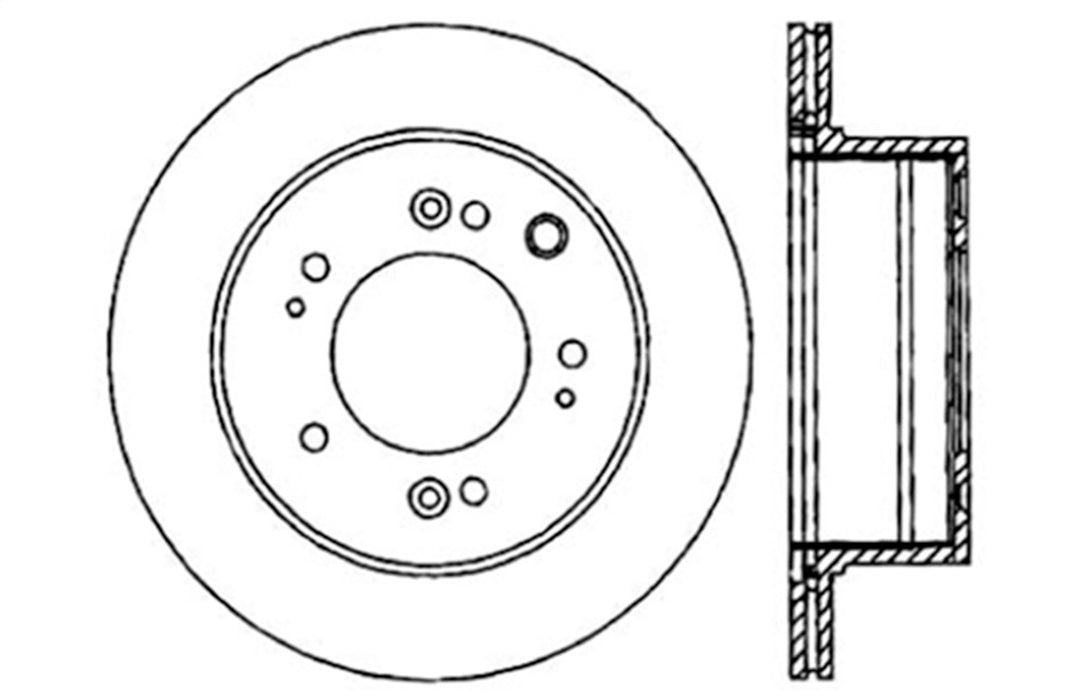 StopTech 127.50009R StopTech Sport Drilled/Slotted Brake Rotor; Rear Right - Truck Part Superstore