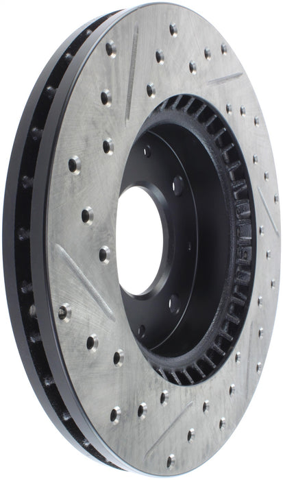 StopTech 127.50012L StopTech Sport Drilled/Slotted Brake Rotor; Front Left - Truck Part Superstore
