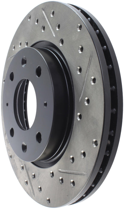 StopTech 127.50012L StopTech Sport Drilled/Slotted Brake Rotor; Front Left - Truck Part Superstore