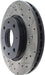 StopTech 127.50012L StopTech Sport Drilled/Slotted Brake Rotor; Front Left - Truck Part Superstore