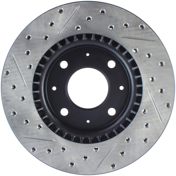StopTech 127.50012L StopTech Sport Drilled/Slotted Brake Rotor; Front Left - Truck Part Superstore
