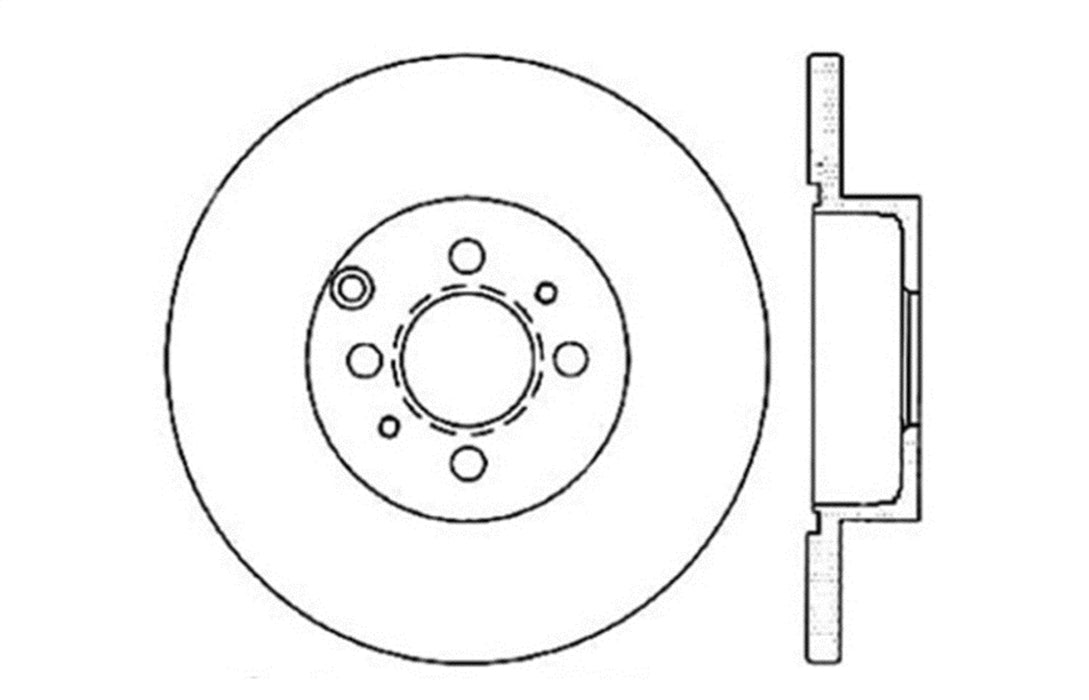 StopTech 127.51007R StopTech Sport Drilled/Slotted Brake Rotor; Rear Right - Truck Part Superstore