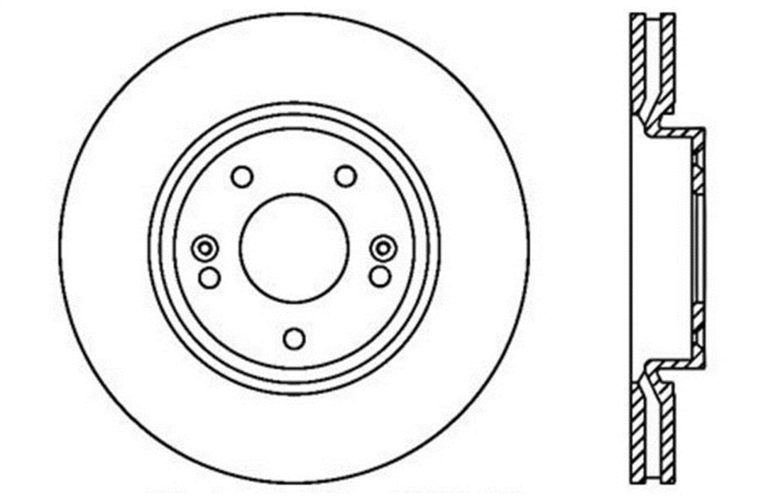 StopTech 127.51020R StopTech Sport Drilled/Slotted Brake Rotor; Front Right - Truck Part Superstore