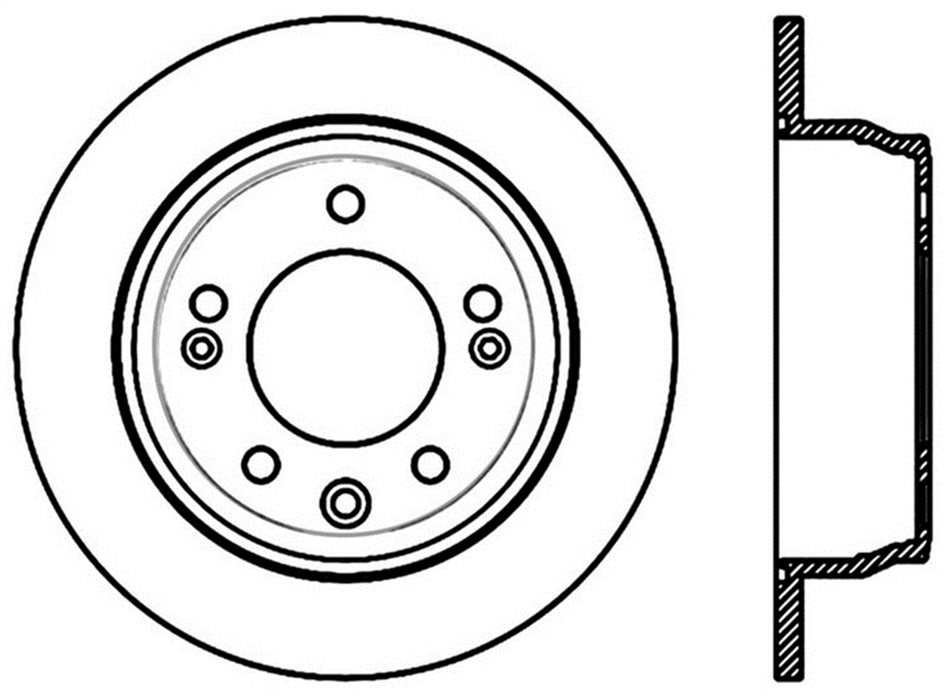 StopTech 127.51033L StopTech Sport Drilled/Slotted Brake Rotor; Rear Left - Truck Part Superstore