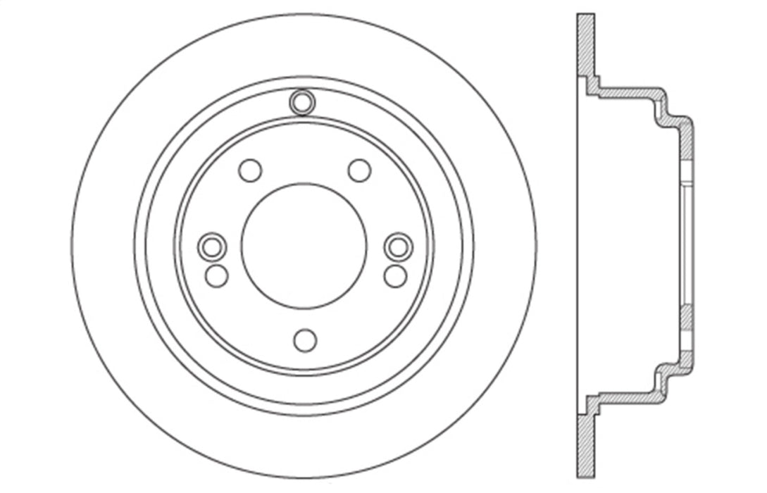 StopTech 127.51037R StopTech Sport Drilled/Slotted Brake Rotor; Rear Right - Truck Part Superstore