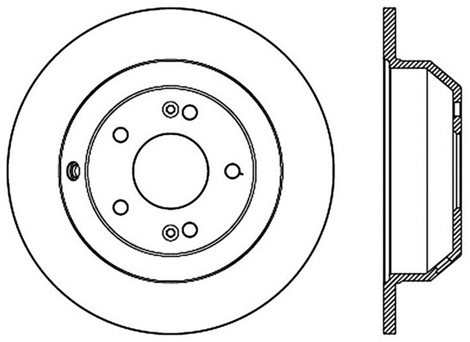 StopTech 127.51039R StopTech Sport Drilled/Slotted Brake Rotor; Rear Right - Truck Part Superstore