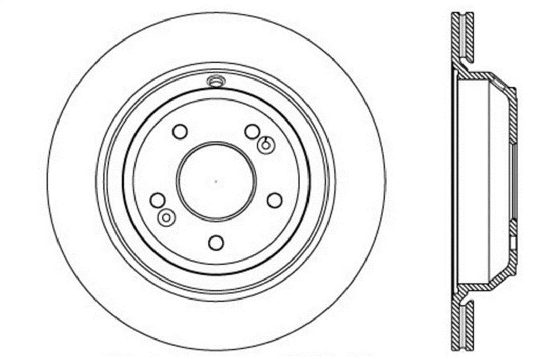 StopTech 127.51041R StopTech Sport Drilled/Slotted Brake Rotor; Rear Right - Truck Part Superstore