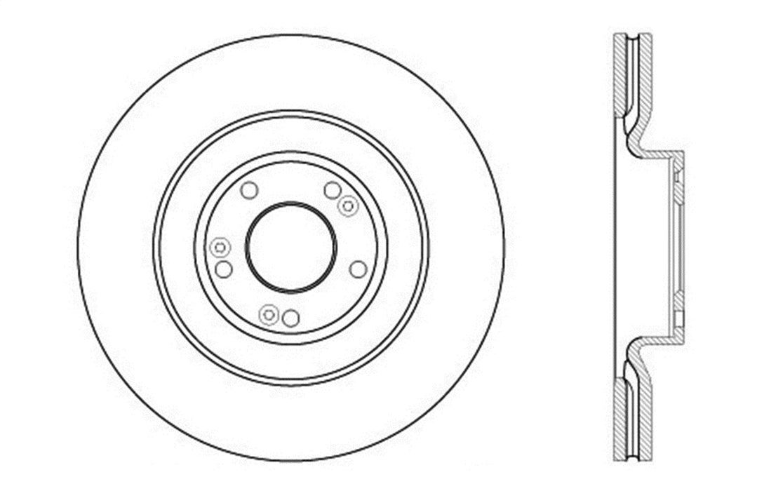 StopTech 127.51042L StopTech Sport Drilled/Slotted Brake Rotor; Front Left - Truck Part Superstore