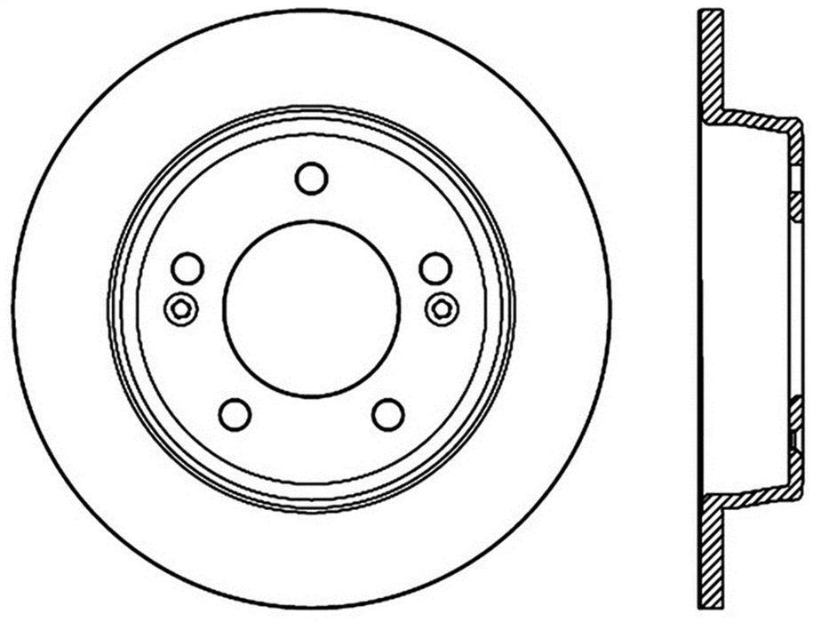 StopTech 127.51043R StopTech Sport Drilled/Slotted Brake Rotor; Rear Right - Truck Part Superstore