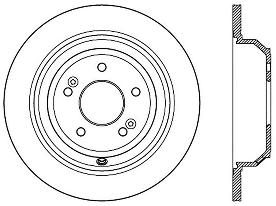 StopTech 127.51045R StopTech Sport Drilled/Slotted Brake Rotor; Rear Right - Truck Part Superstore