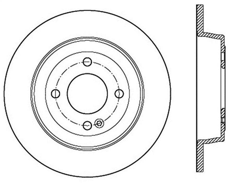 StopTech 127.51047R StopTech Sport Drilled/Slotted Brake Rotor; Rear Right - Truck Part Superstore