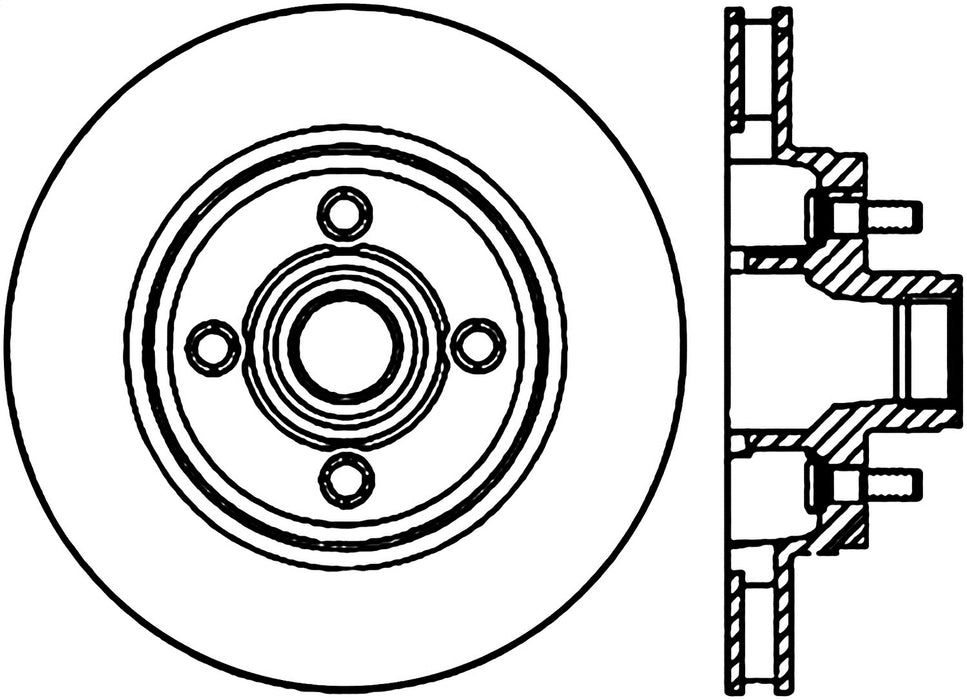 StopTech 127.61026R StopTech Sport Drilled/Slotted Brake Rotor; Front Right - Truck Part Superstore