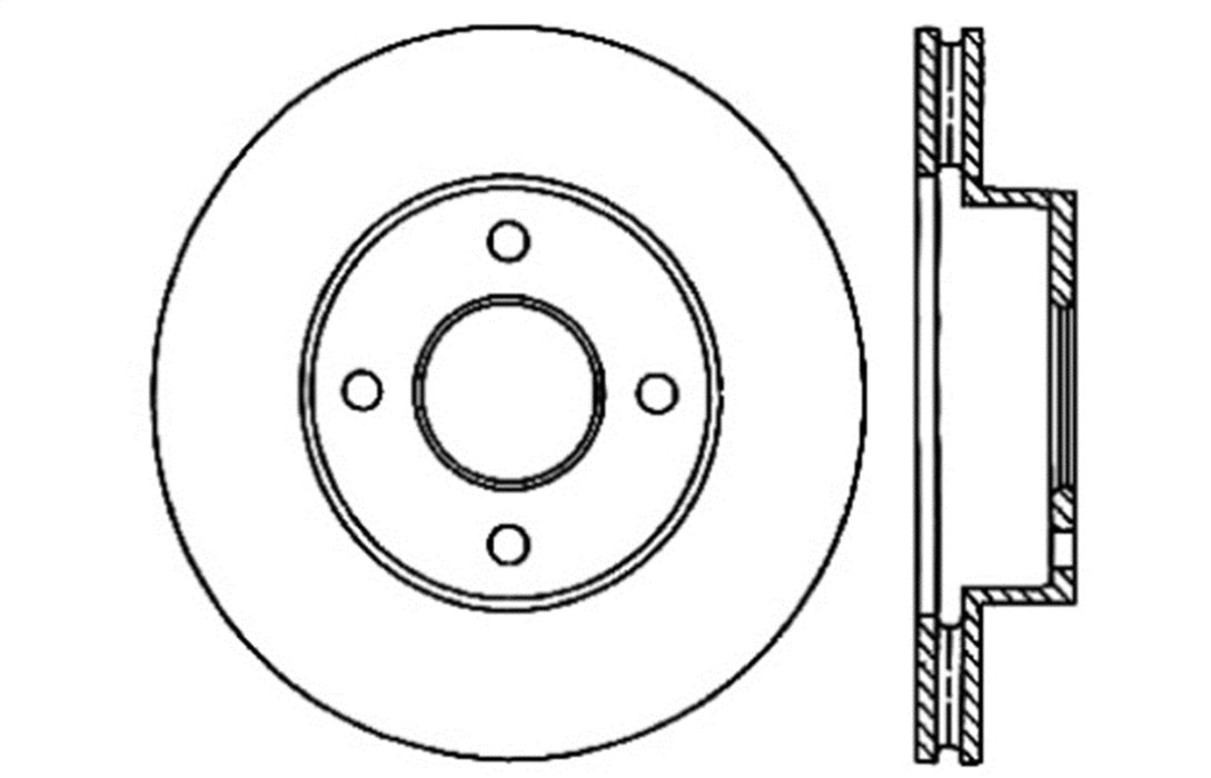 StopTech 127.61082R StopTech Sport Drilled/Slotted Brake Rotor; Front Right - Truck Part Superstore