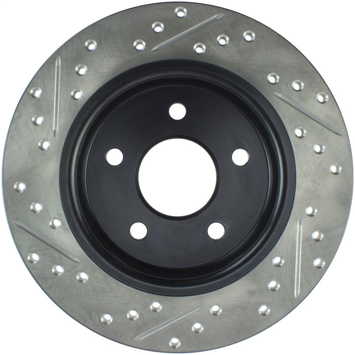 StopTech 127.61099L StopTech Sport Drilled/Slotted Brake Rotor; Rear Left - Truck Part Superstore