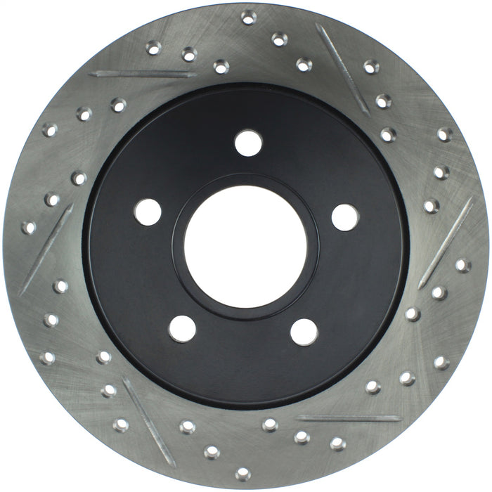 StopTech 127.61099L StopTech Sport Drilled/Slotted Brake Rotor; Rear Left - Truck Part Superstore