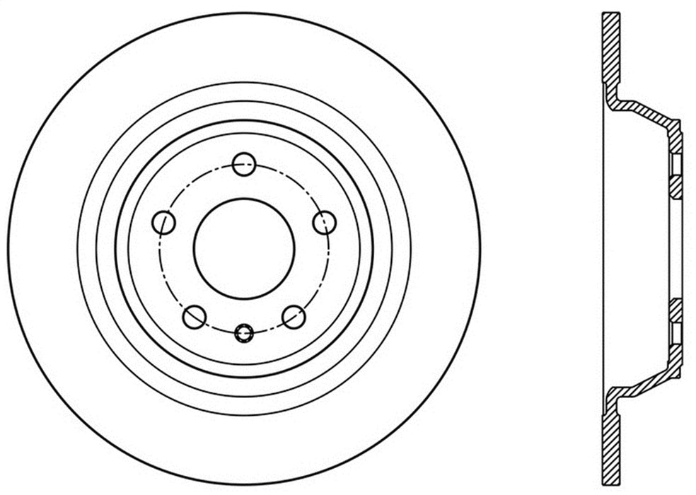 StopTech 127.61103R StopTech Sport Drilled/Slotted Brake Rotor; Rear Right - Truck Part Superstore