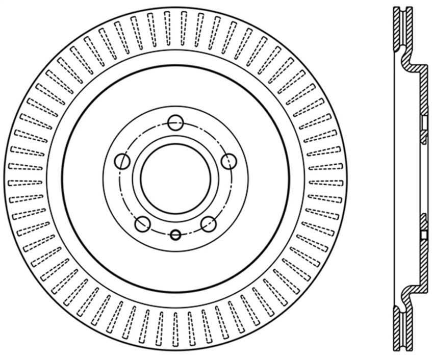 StopTech 127.61105R StopTech Sport Drilled/Slotted Brake Rotor; Rear Right - Truck Part Superstore