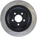 StopTech 127.61109L StopTech Sport Drilled/Slotted Brake Rotor; Rear Left - Truck Part Superstore