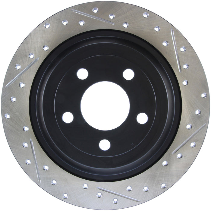 StopTech 127.61111L StopTech Sport Drilled/Slotted Brake Rotor; Rear Left - Truck Part Superstore