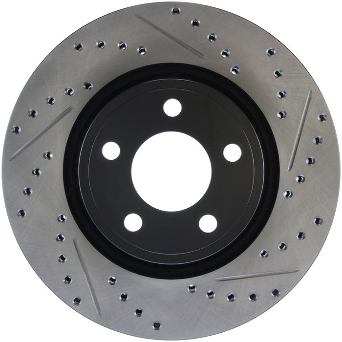StopTech 127.61112L StopTech Sport Drilled/Slotted Brake Rotor; Front Left - Truck Part Superstore
